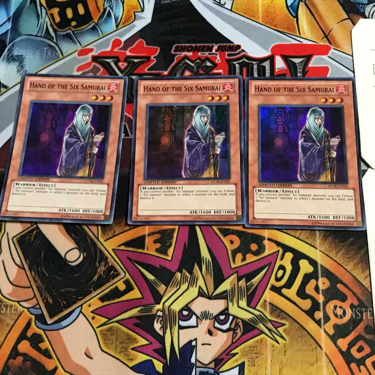 English Hand of the Six Samurai 1 Super 3-card set Tera