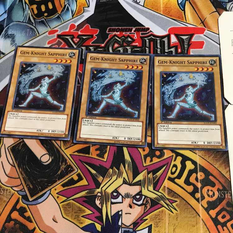 英語版 ジェムナイト・サフィア 1 スーパー 3枚セット てら