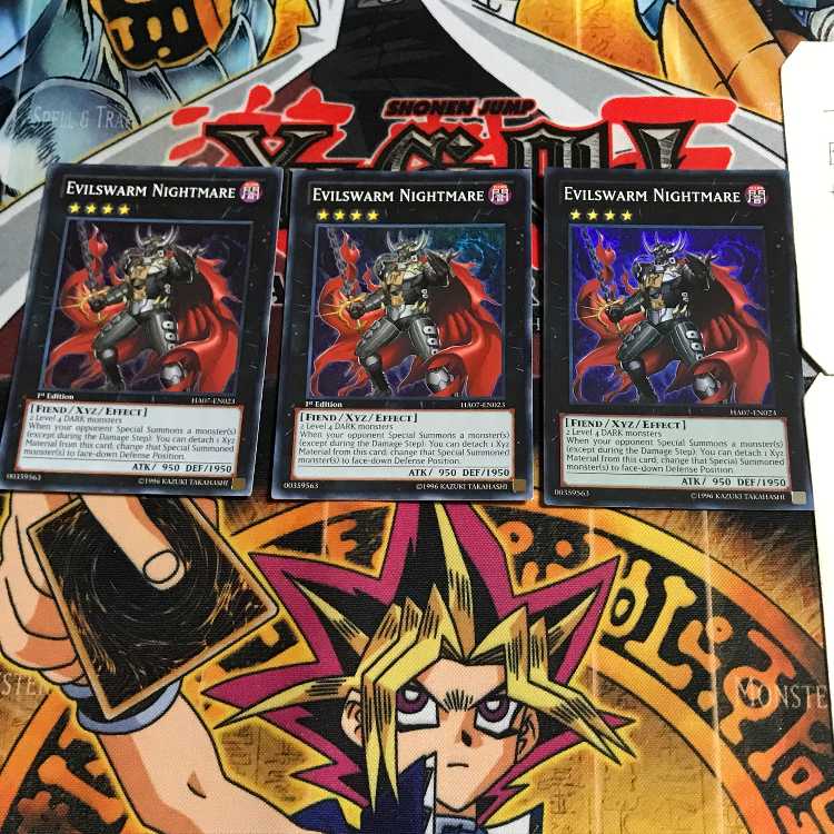 English Evilswarm Nightmare 1 Super 3-card set Tera