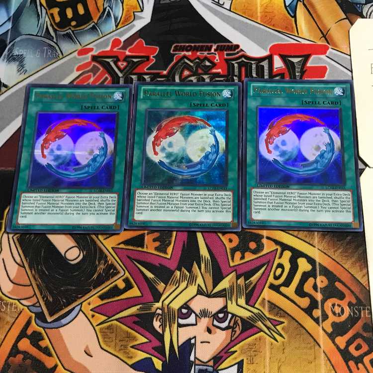 English Parallel World Fusion 1 Ultra 3-card set Tera