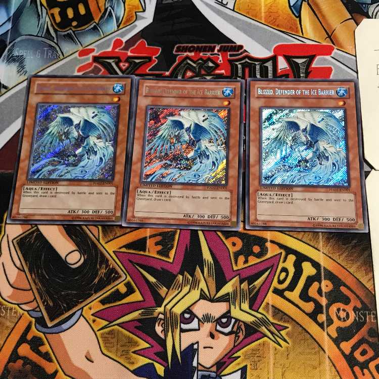 English Blizzed, Defender of the Ice Barrier 1 Secret 3-card set Tera