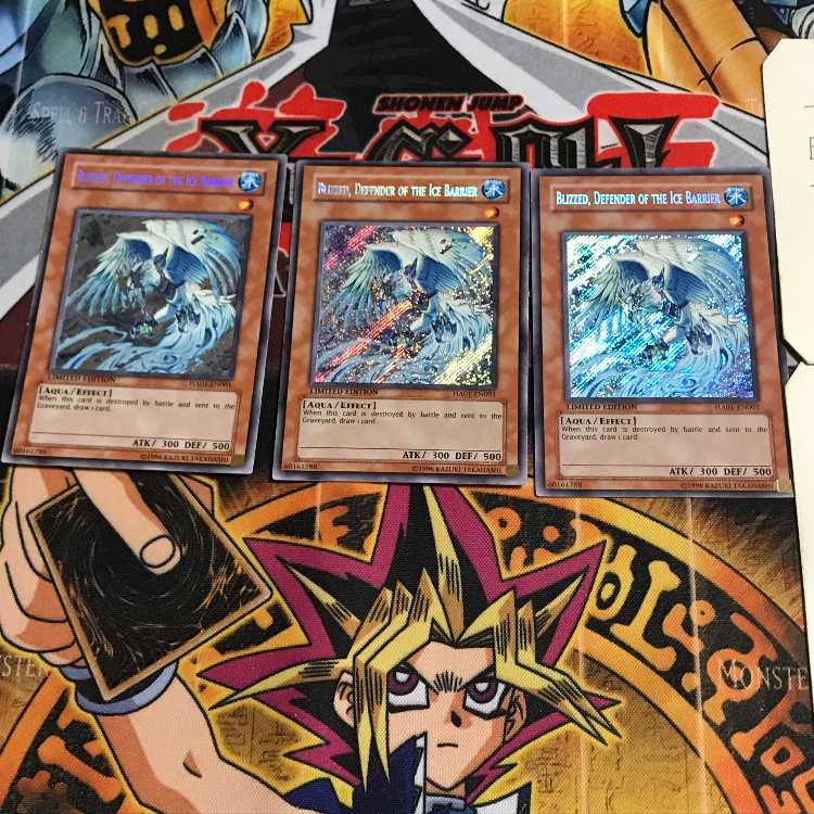 English Blizzed, Defender of the Ice Barrier 2 Secret 3-card set Tera