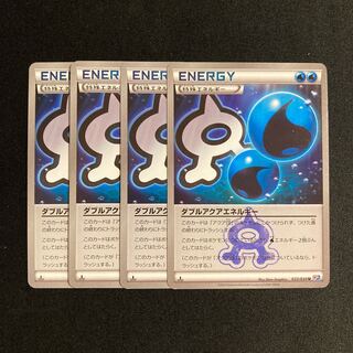 e357 ダブルアクアエネルギー 1ED CP1 4枚セット ポケモン トレトレ