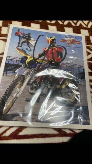 仮面ライダークウガ　色紙　サイン　オダギリジョー