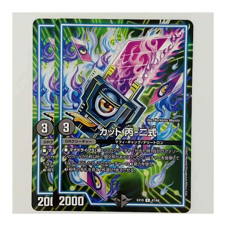 Cut C-2 type 2 sheets DM-EX-19-47