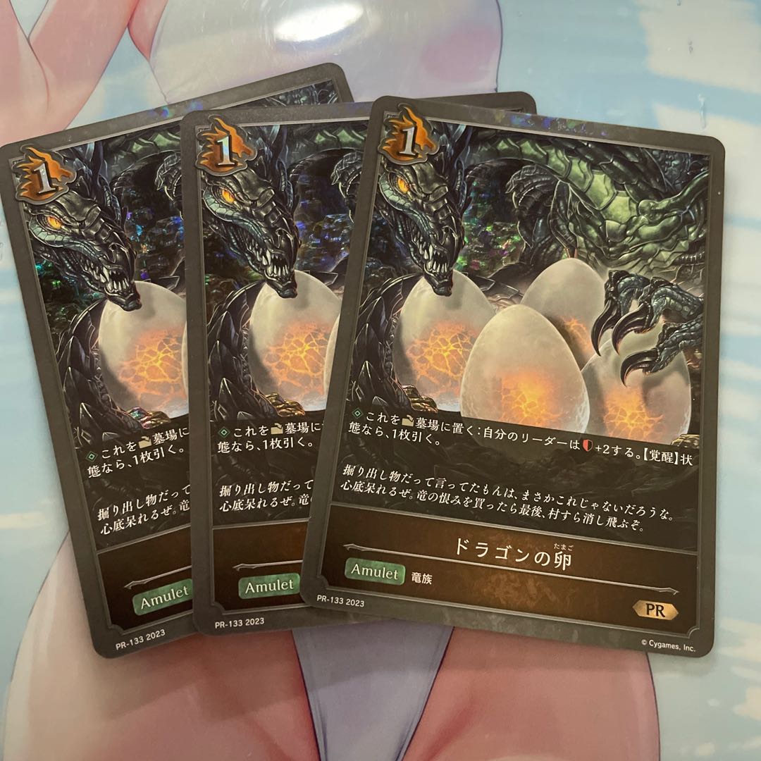 ドラゴンの卵 PR 3枚
