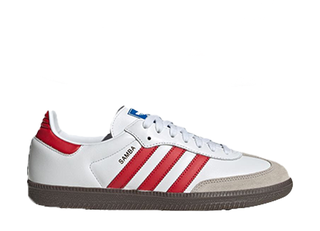 adidas Originals Samba OG "Footwear White/Better Scarlet" 27cm