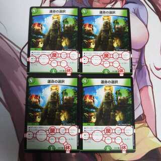 運命の選択  4枚