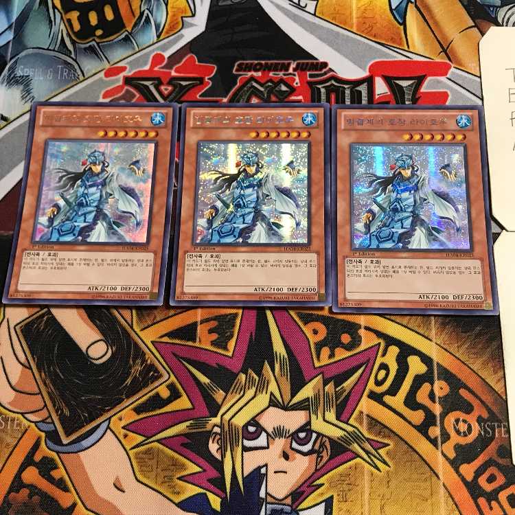 韓国版 氷結界の虎将 ライホウ HA04 2 シークレット 3枚セット てら