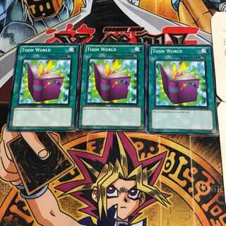 英語版 トゥーン・ワールド GLD4 1 ノーマル 3枚セット てら