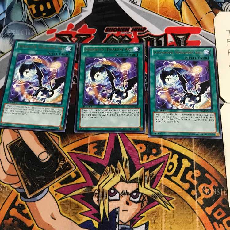 English Advanced Heraldry Art ABYR 4 rare, set of 3 Tera.