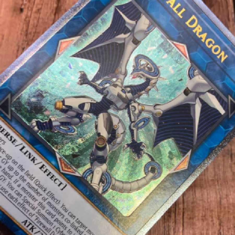 遊戯王　英語版　ファイアウォール・ドラゴン　レリーフ