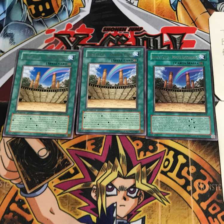 英語版 虹の古代都市-レインボー・ルイン DP07 3 レア 3枚セット てら