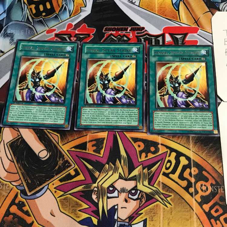 English Spiral Spear Strike FET 1 rare, set of 3 Tera.