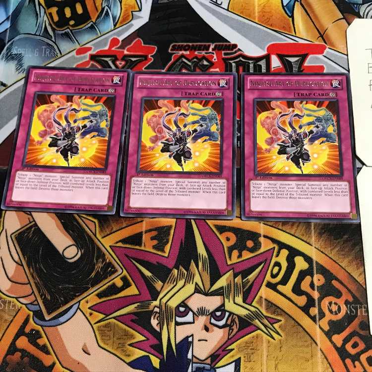 英語版 忍法 分身の術 ORCS 3 レア 3枚セット てら