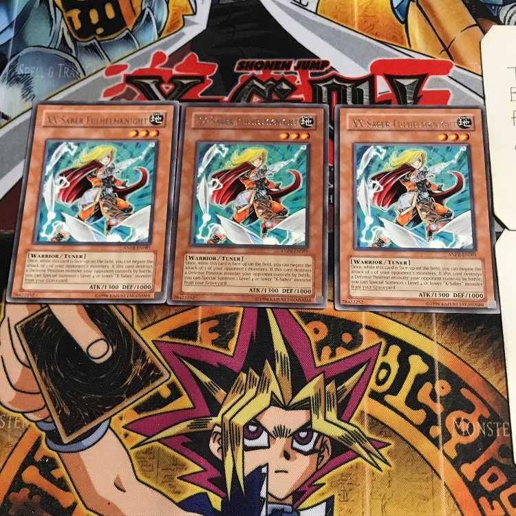 English XX-Saber Flam Knight ANPR 1 Rare Set of 3 Tera.