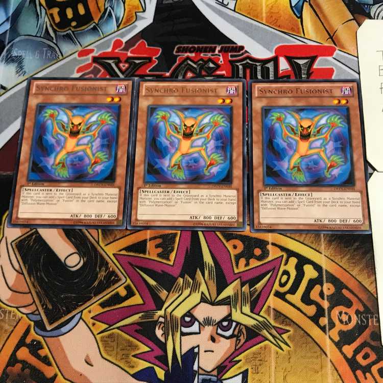 English Synchro Fusionist DREV 2 Rare Set of 3 Tera.