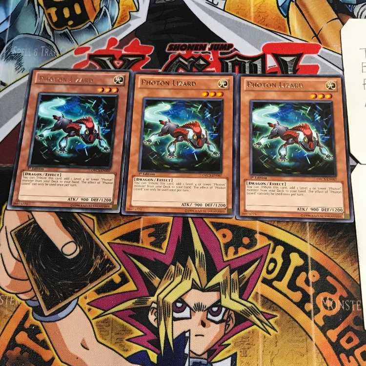 English Photon Lizard ORCS 3 Rare, set of 3 Tera.
