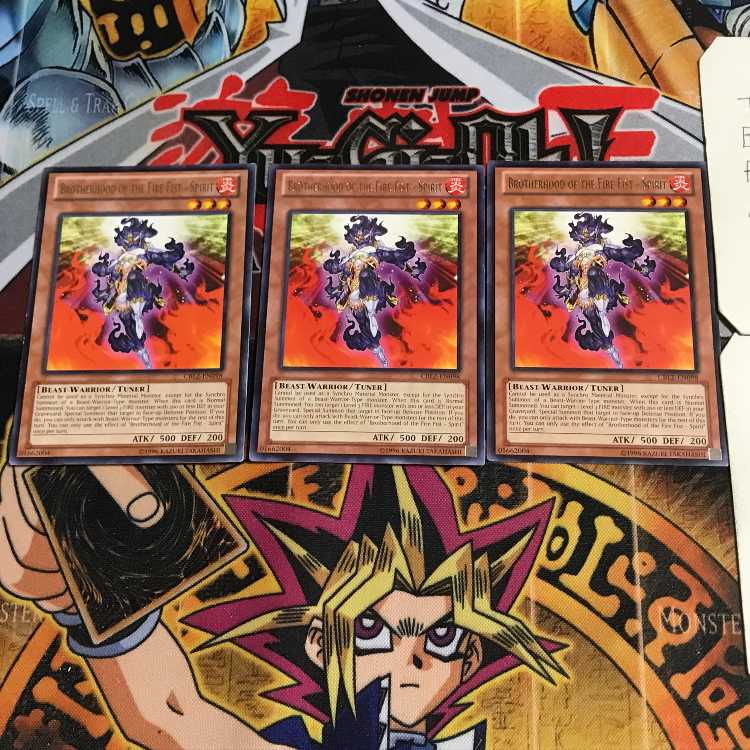 English Fire Star Master - Choten CBLZ 1 Rare Set of 3 Tera.