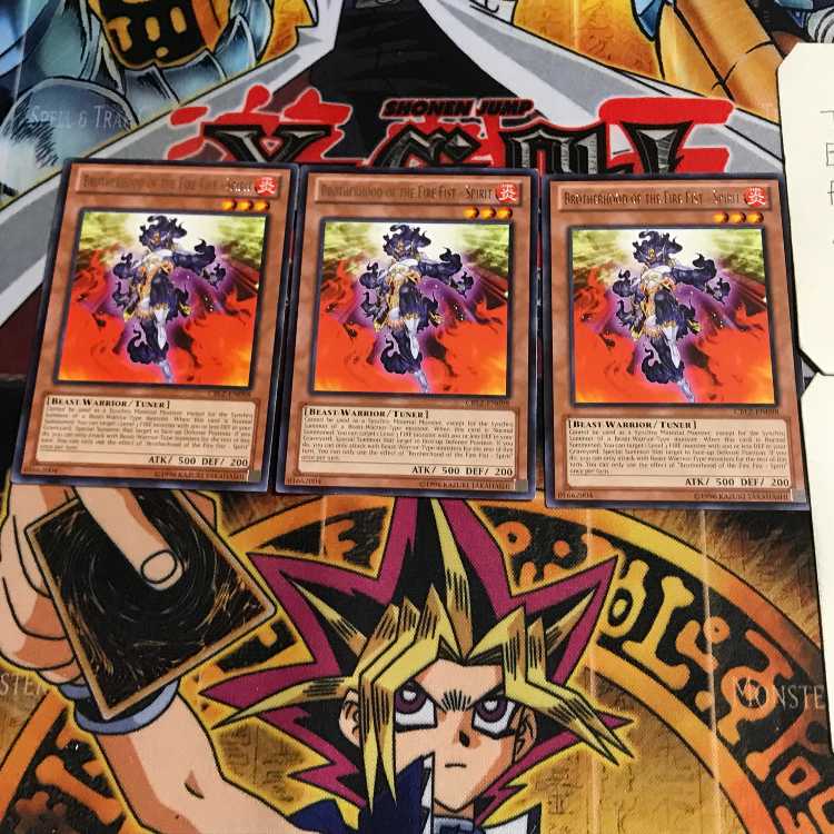 English Fire Star Master - Choten CBLZ 2 Rare Set of 3 Tera.