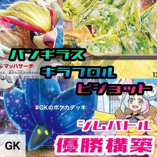 バンギラスex キラフロルex ピジョット 優勝 ポケモンカード バンギラスex キラフロルex ピジョット 優勝 ポケモンカード