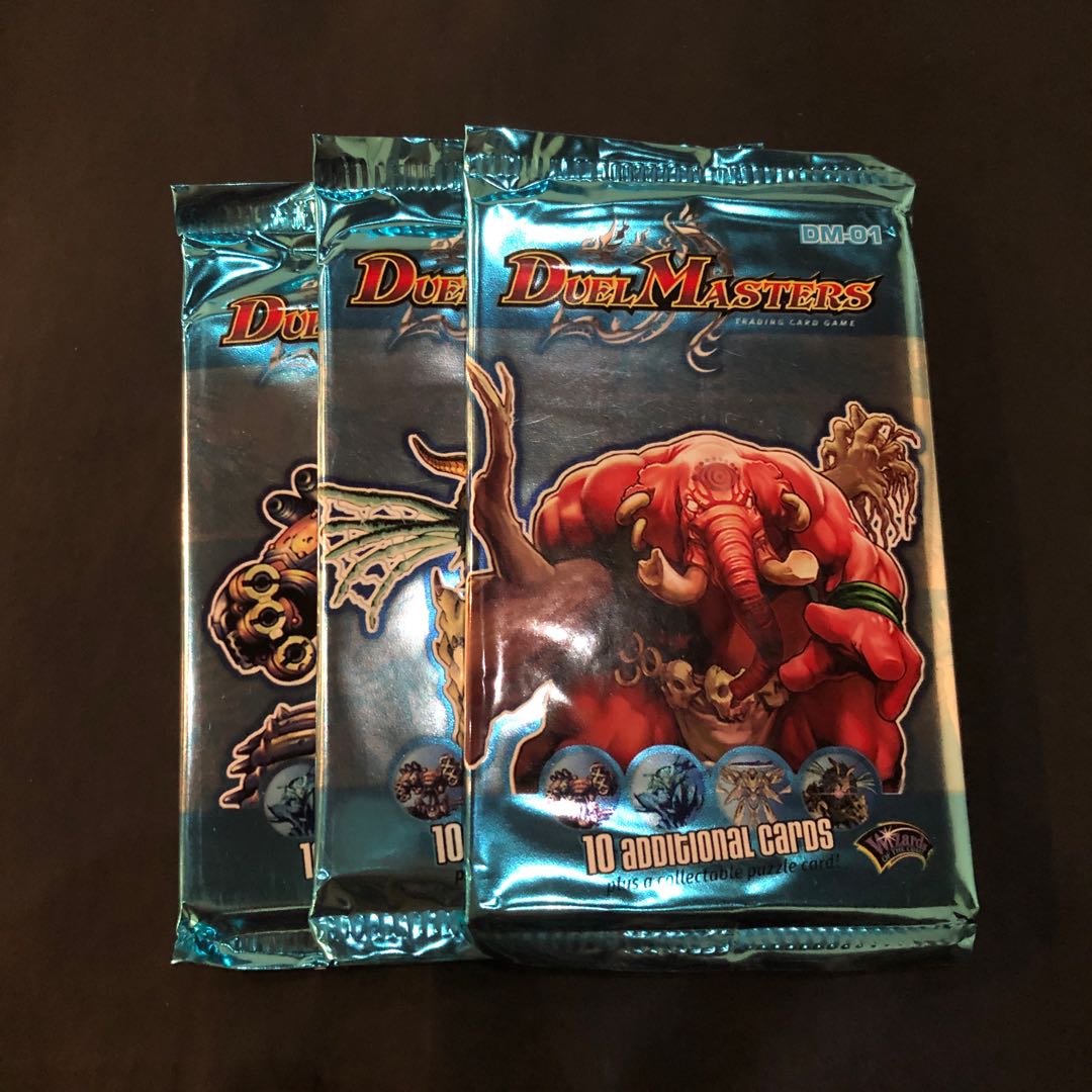 DM01 未開封パック英語版×3 海外レア