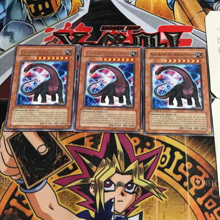 English Sauropod Brachion ANPR 1 Rare Set of 3 Tera.