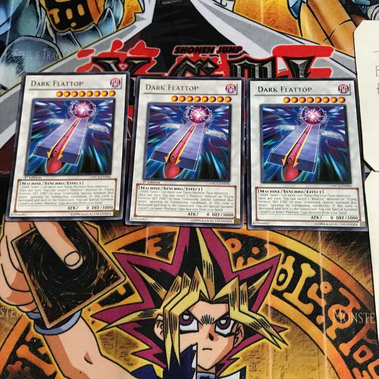 English Dark Flattop ORCS 5 Rare, set of 3 Tera.