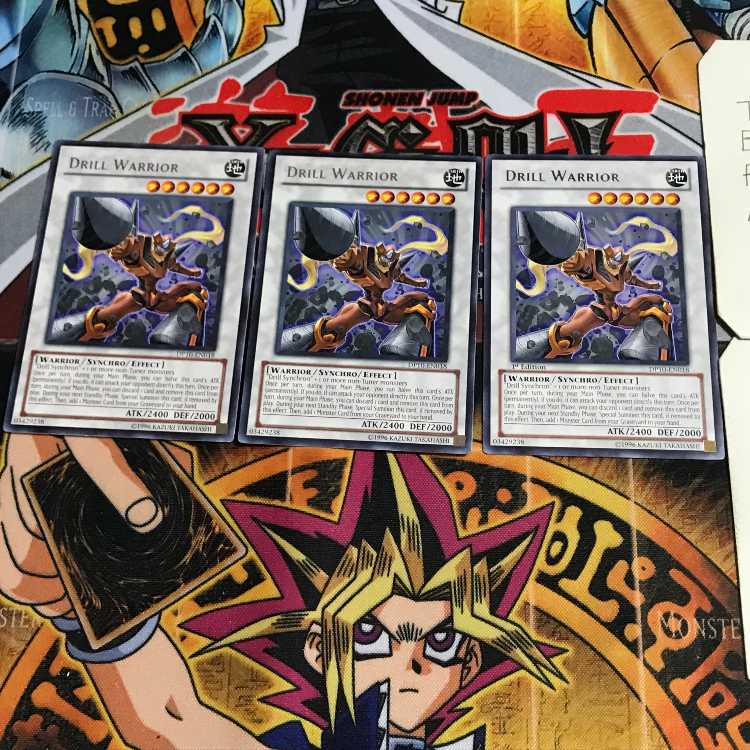 English Drill Warrior DP10 3 Rare Set of 3 Tera.