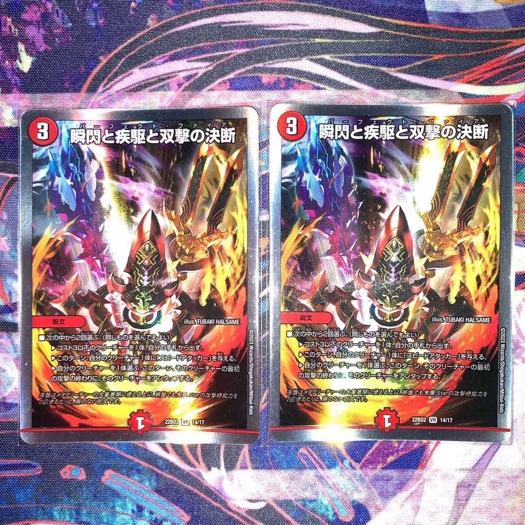 瞬閃と疾駆と双撃の決断 VR 14/17  2枚