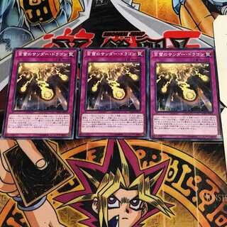 百雷のサンダー・ドラゴン 3 ノーマル 3枚セット てら