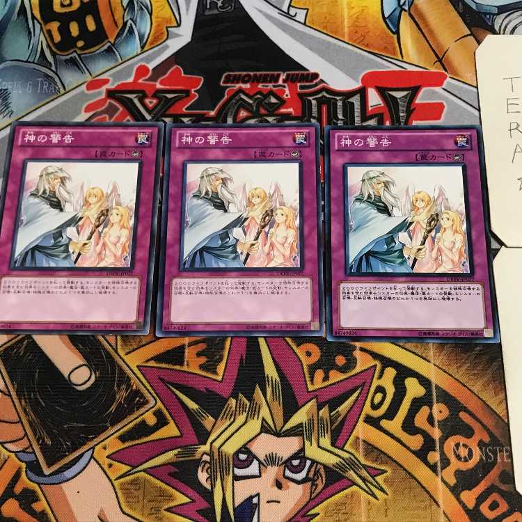 Solemn Warning 3 Normal, set of 3 Tera