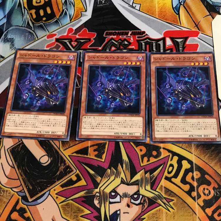 シャドール・ドラゴン 8 ノーマル 3枚セット てら