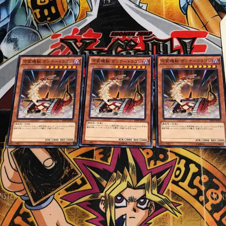 可変機獣 ガンナードラゴン 10 ノーマル 3枚セット てら
