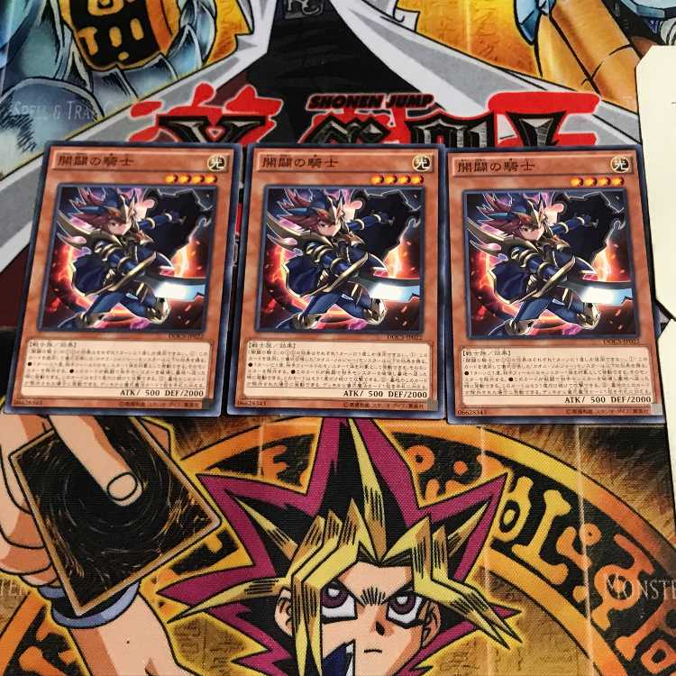 開闢の騎士 8 ノーマル 3枚セット てら