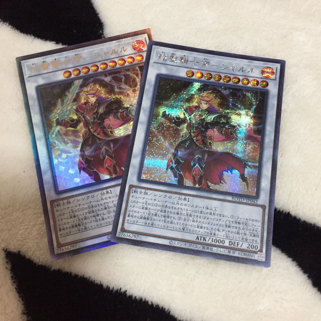 焔聖騎士帝-シャルル シク1枚 レリーフ1枚