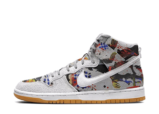 Supreme x Nike SB Dunk High "Rammellzee" White/Multi-Color 27cm