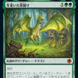 年老いた骨齧り　ボーダーレス　foil 英語版 296)□ボーダーレス□《年老いた骨齧り/Old Gnawbone》[AFR-BF