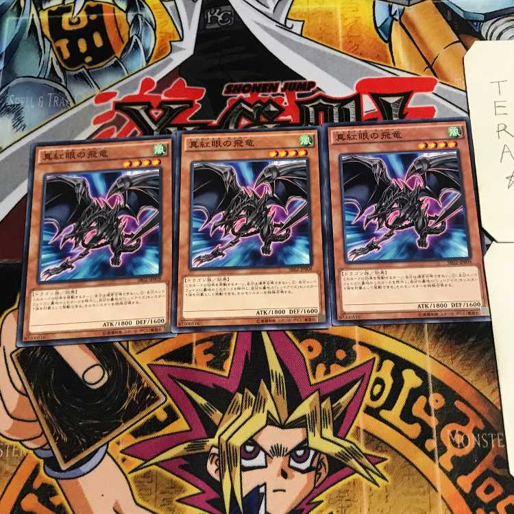 真紅眼の飛竜 2 ノーマル 3枚セット てら