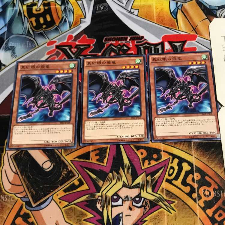 真紅眼の飛竜 8 ノーマル 3枚セット てら