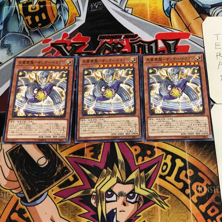 天雷震龍-サンダー・ドラゴン 6 ノーマル 3枚セット てら