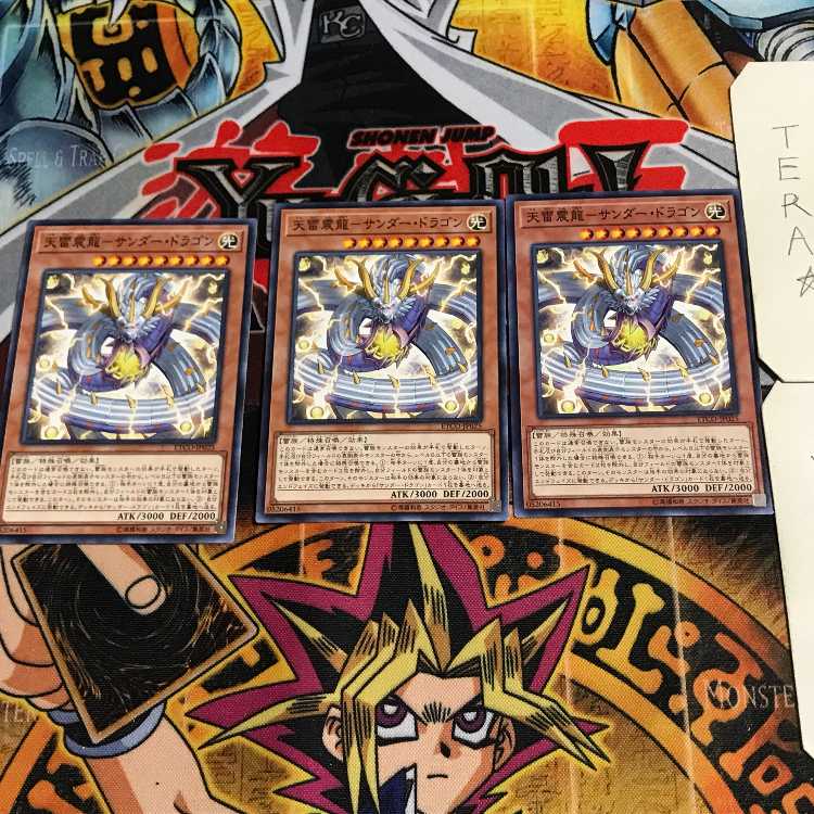 天雷震龍-サンダー・ドラゴン 8 ノーマル 3枚セット てら