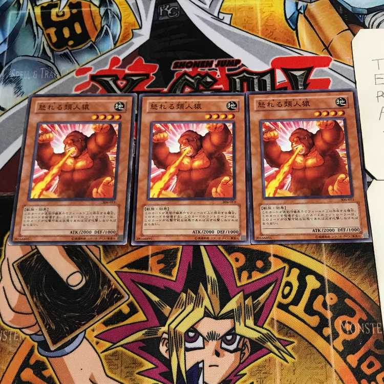 怒れる類人猿 6 ノーマル 3枚セット てら