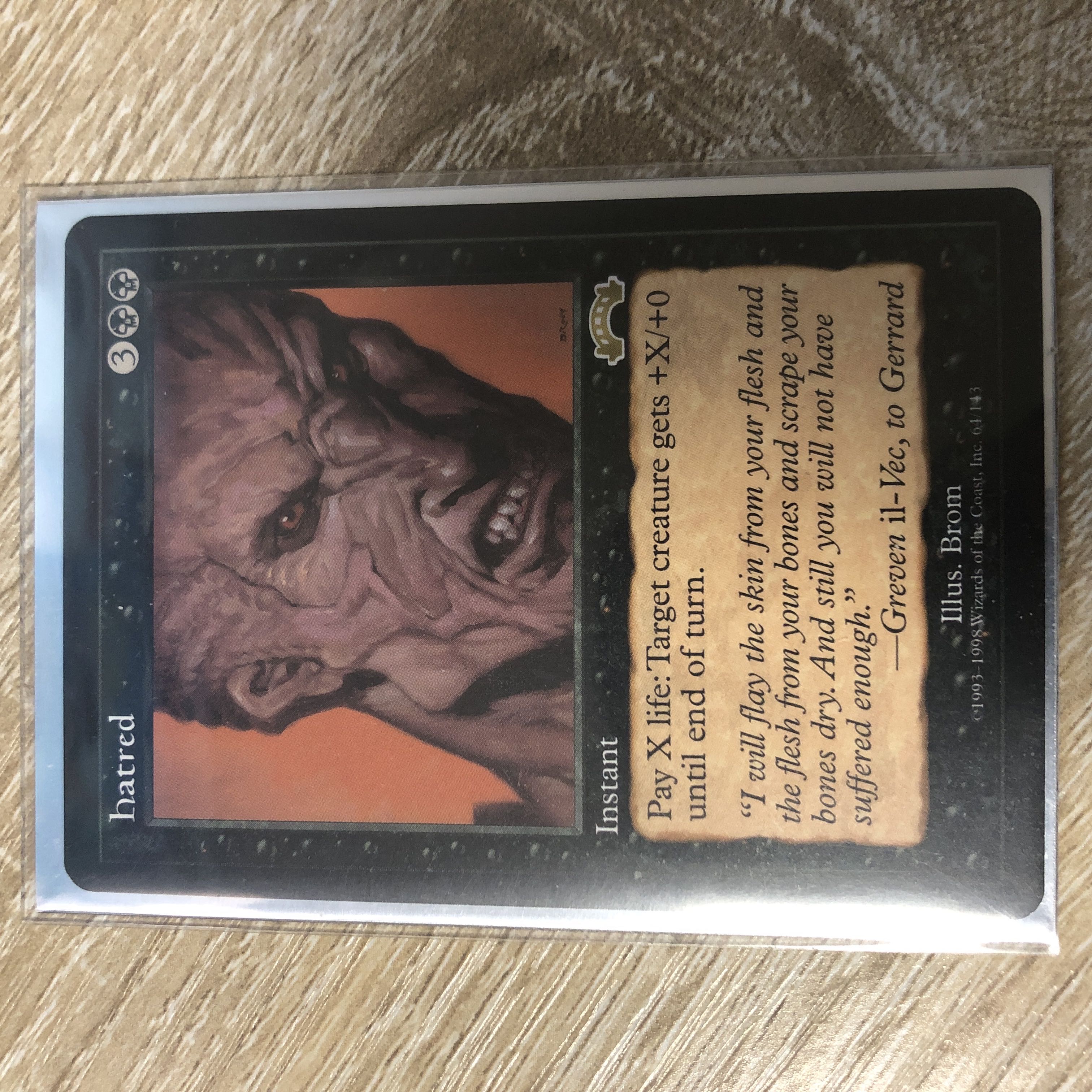 憎悪 レア 64/143 1枚