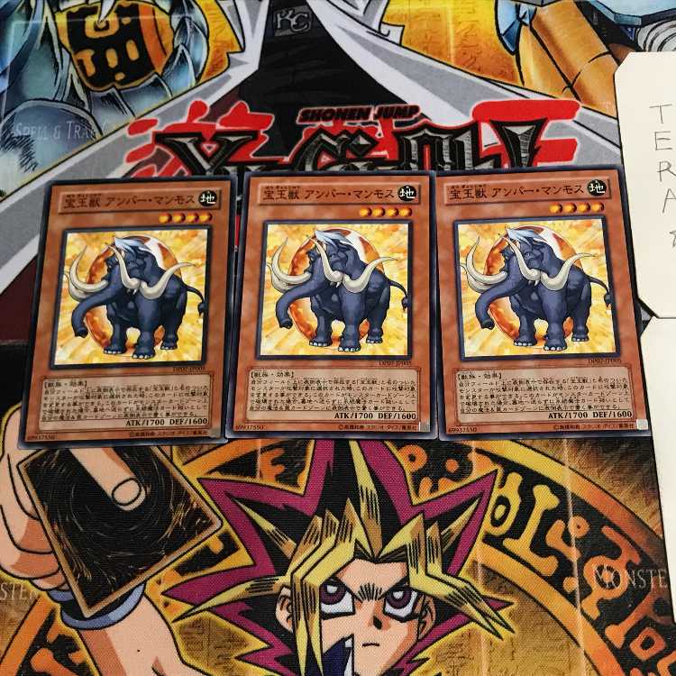 宝玉獣 アンバー・マンモス 2 ノーマル 3枚セット てら
