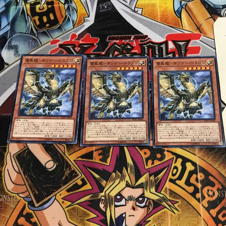 雷鳥龍-サンダー・ドラゴン 8 ノーマル 3枚セット てら