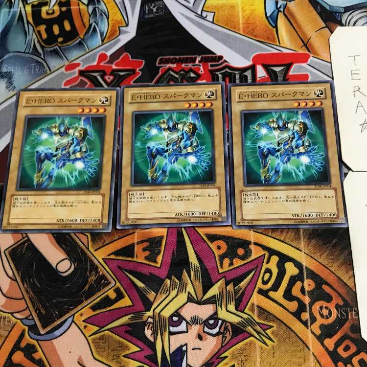 Elemental HERO Sparkman 3 Normal Set of 3 Tera