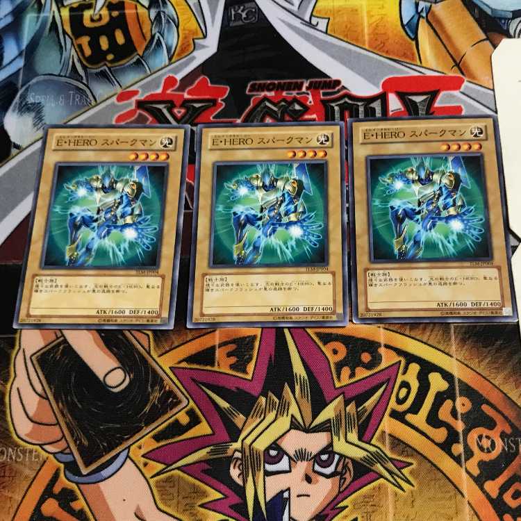 Elemental HERO Sparkman 11 Normal, set of 3 Tera.