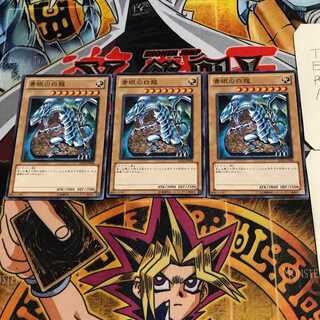 青眼の白龍 4 ノーマル 3枚セット てら