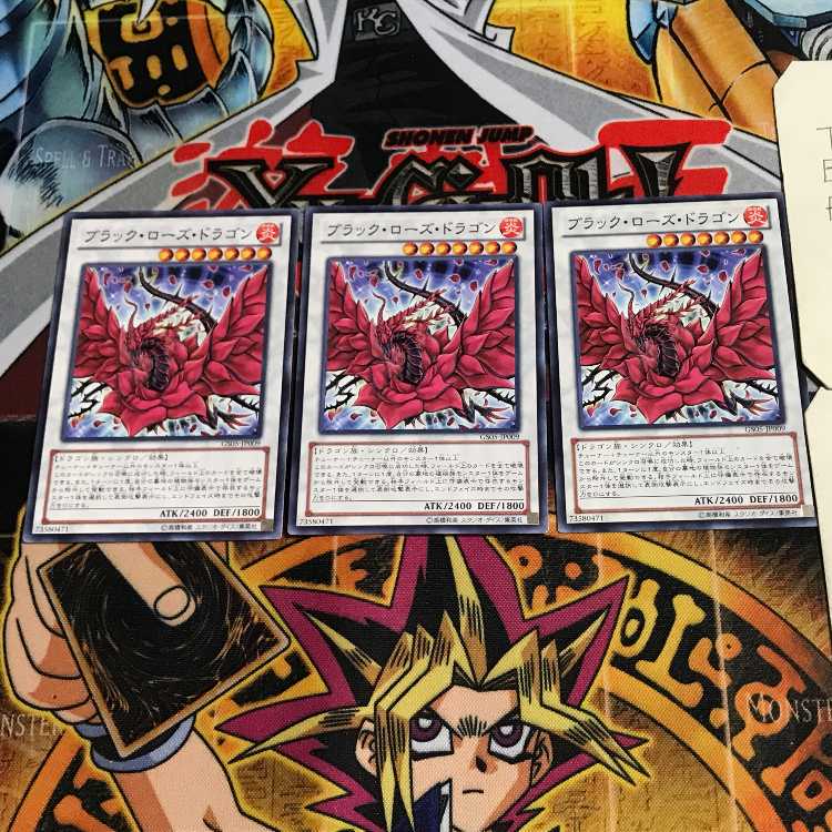 ブラック・ローズ・ドラゴン 6 ノーマル 3枚セット てら 3枚